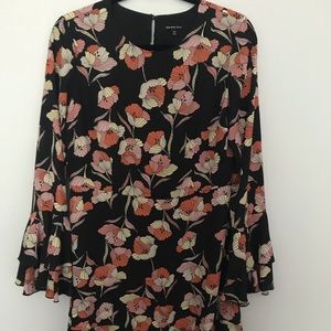 Who What Wear Floral Dress with Bell Sleeves